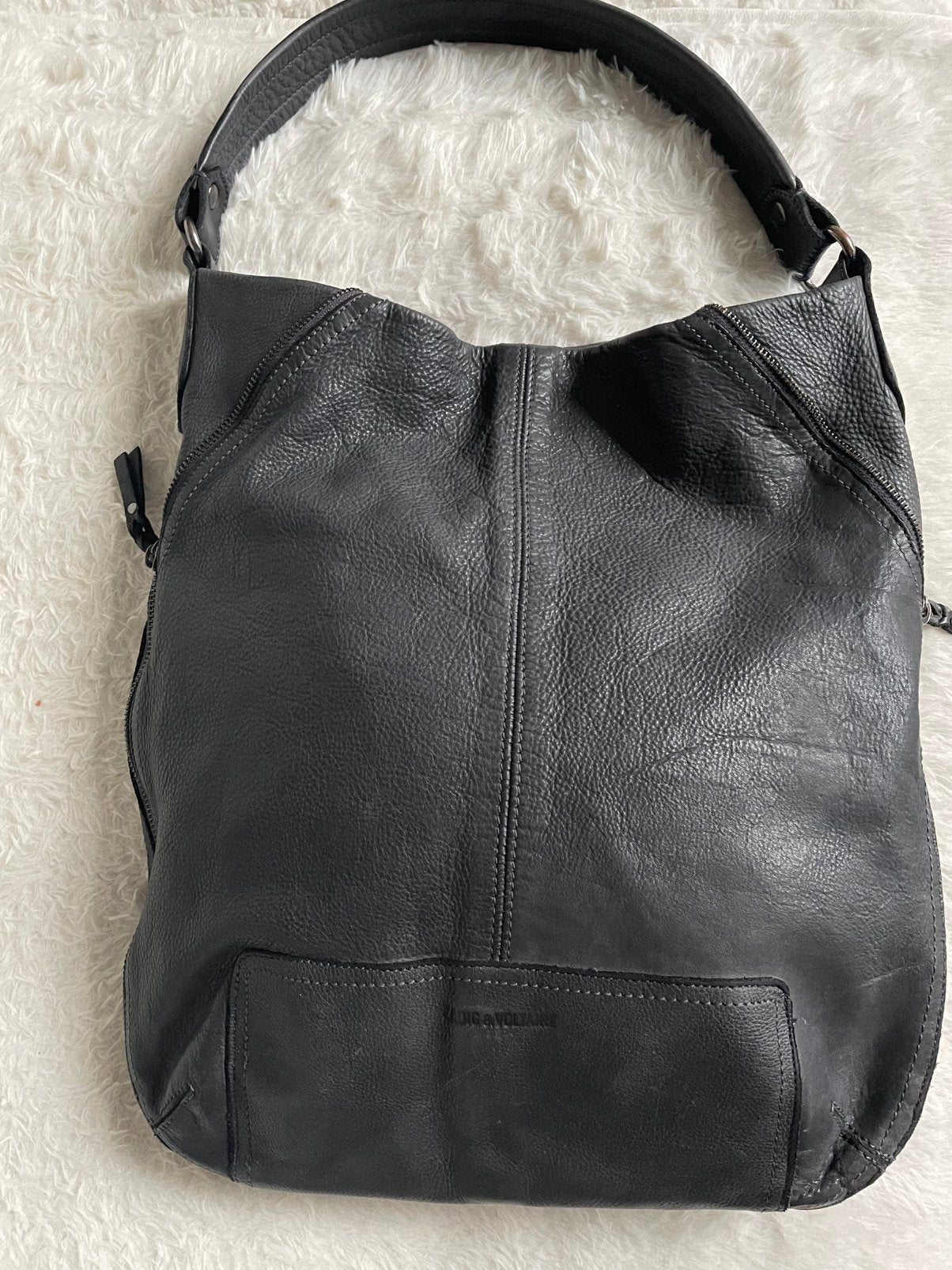 Zadig & Voltaire tas, Ophalen of Verzenden, Gebruikt, Grijs, Handtas
