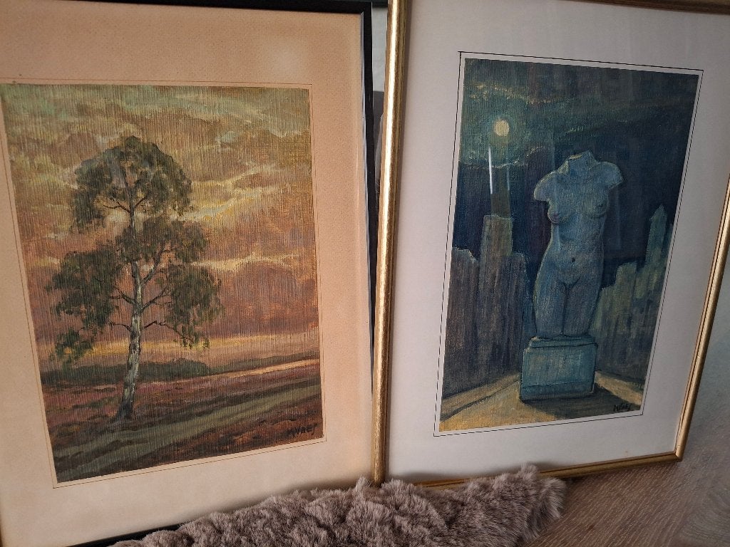 2  schilderijtjes Marcel Vaes, Ophalen