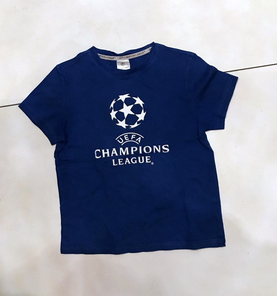 VOETBAL shirtje UEFA CHAMPIGNONS LEAGUE - maat 122/128, Ophalen of Verzenden