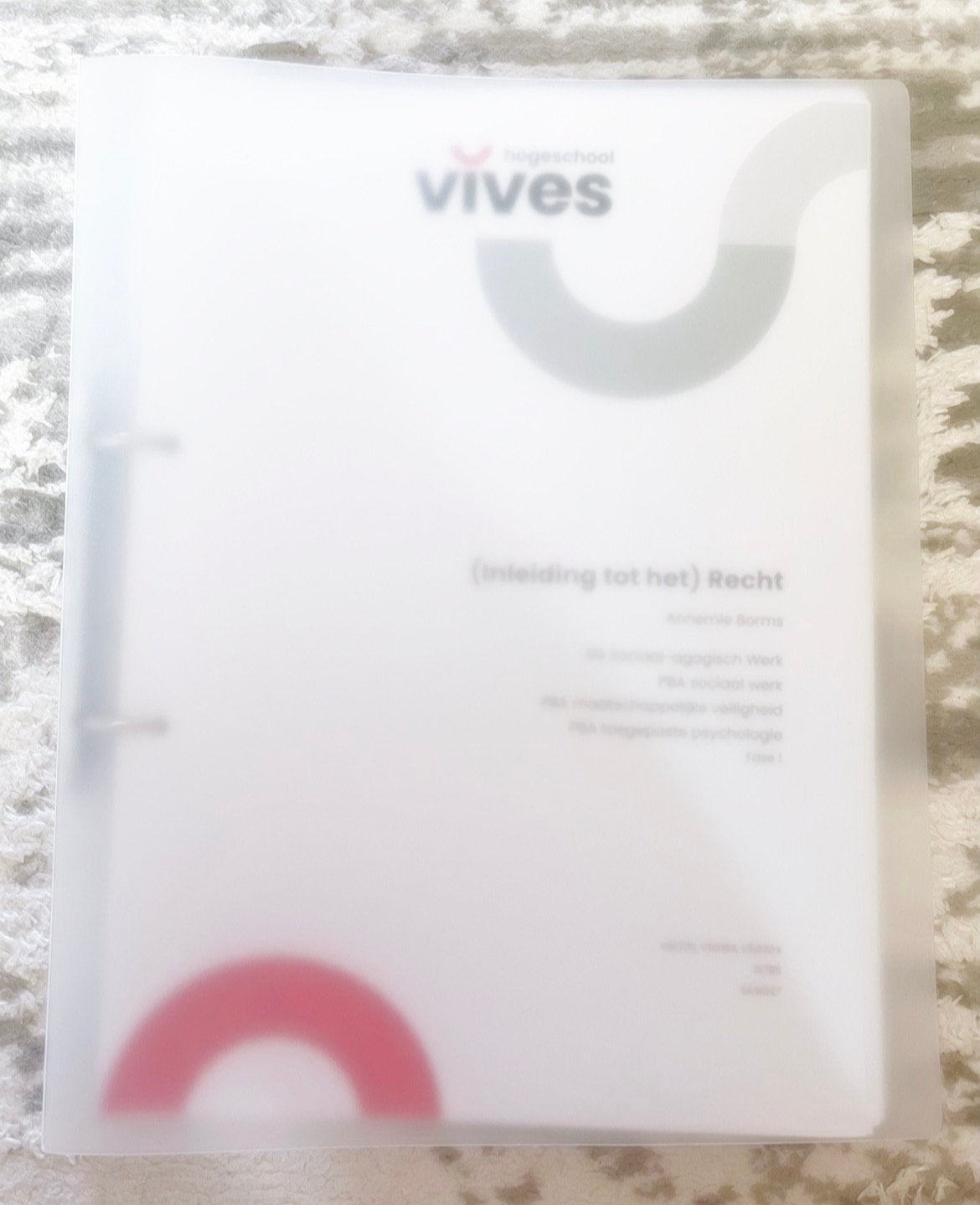 (Inleiding tot het) recht, Annemie Borms, Boeken, Ophalen, Zo goed als nieuw, Overige vakken