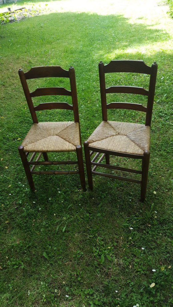 Eiken stoelen, Enlèvement