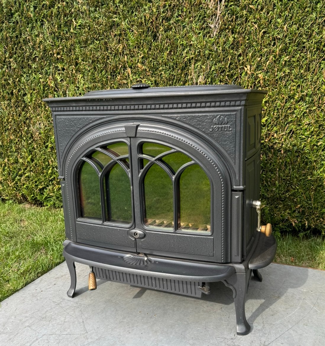 Houtkachel Jotul f600, Enlèvement, Utilisé, Poêle à bois