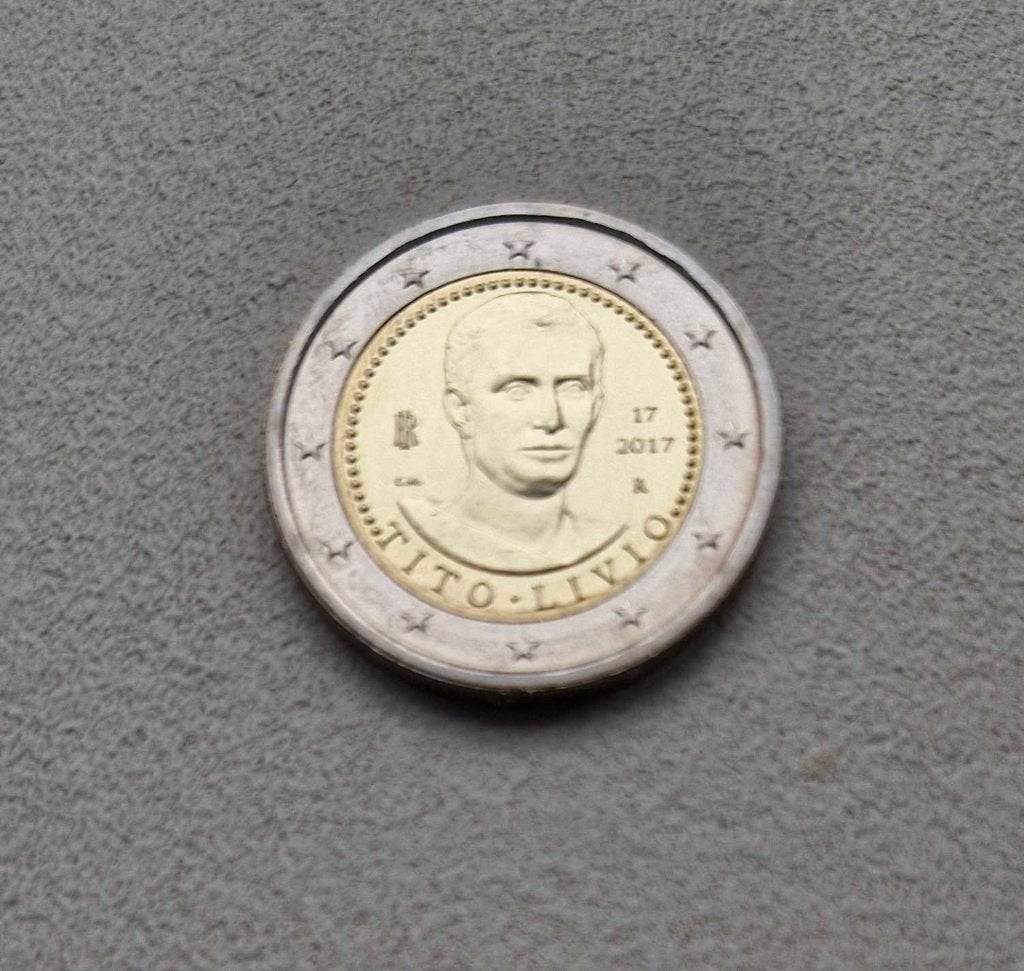 2 euro Italië 2017 'Titus Livius' UNC, Ophalen of Verzenden, Italië, 2 euro, Losse munt