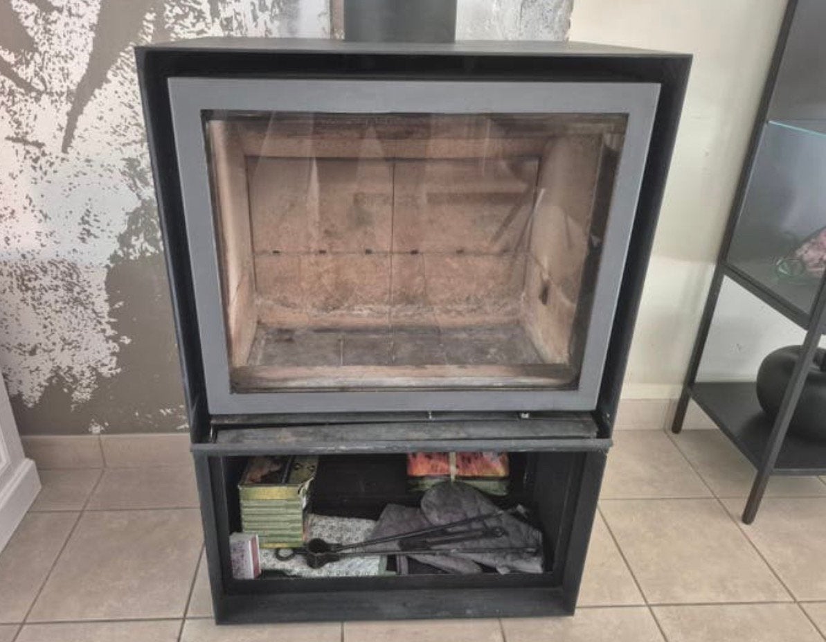 Cheminée à bois autoportante Stuv 16/78 H, Maison & Meubles, Poêles, Utilisé, Enlèvement