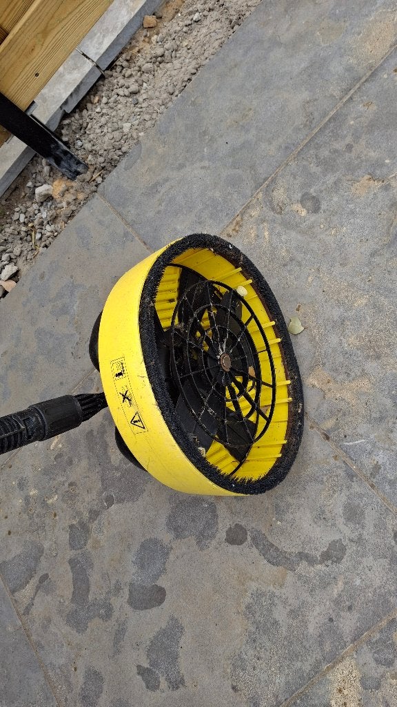 Terrasborstel Kärcher, Tuin en Terras, Hogedrukreinigers, Ophalen, Gebruikt, KARCHER, Met regelbare waterdruk