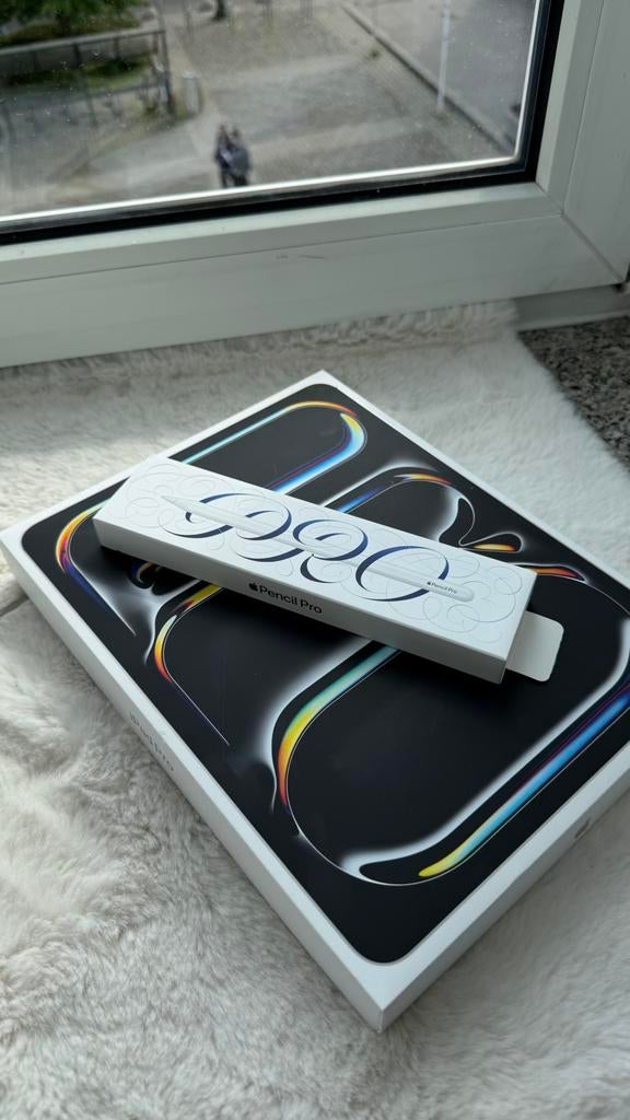iPad Pro M4 + Apple Pencil Pro, Computers en Software, Apple iPads, Ophalen, 13 inch of meer, Zo goed als nieuw, Apple iPad Pro