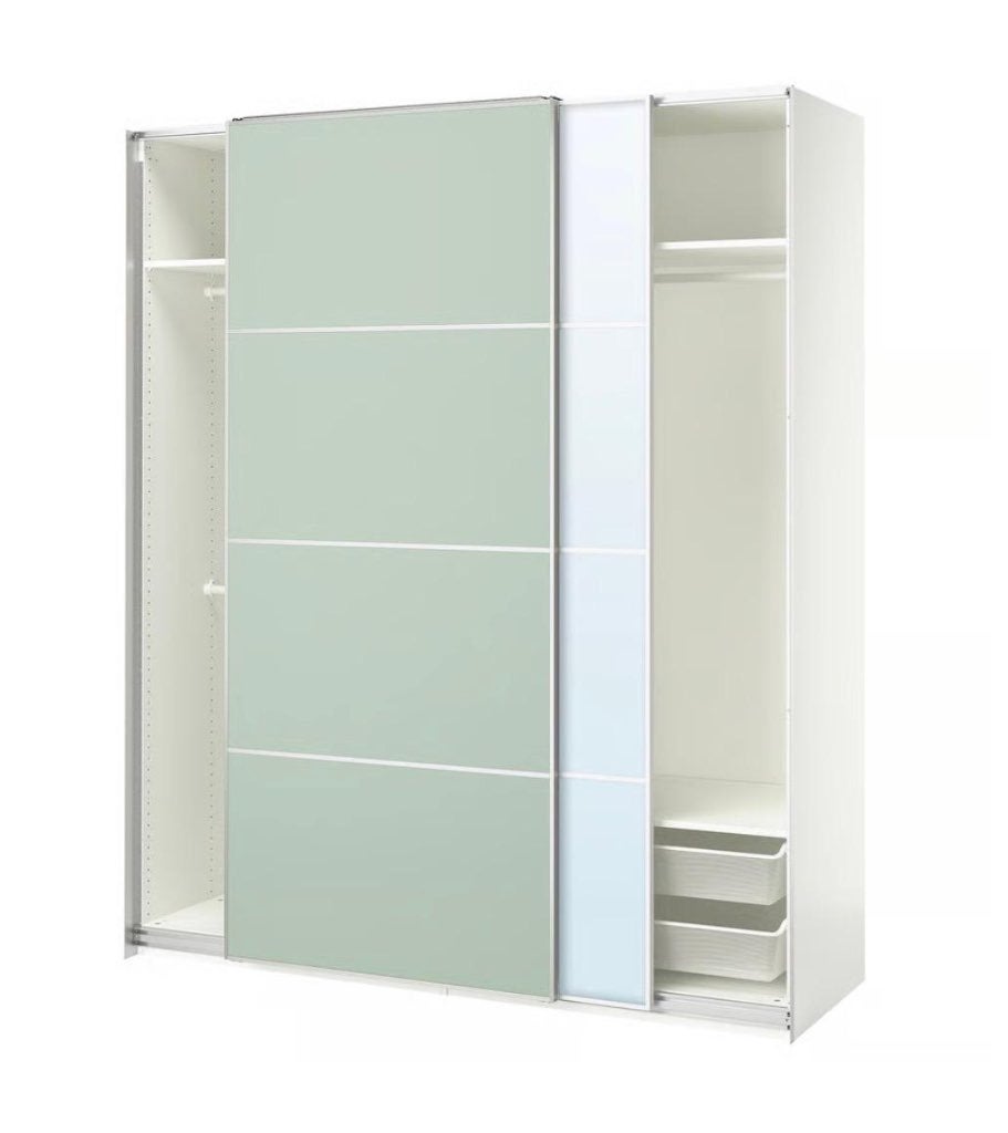 Schuifdeuren voor de kleedkamer, Ophalen, Overige materialen, Gebruikt, 75 cm of meer