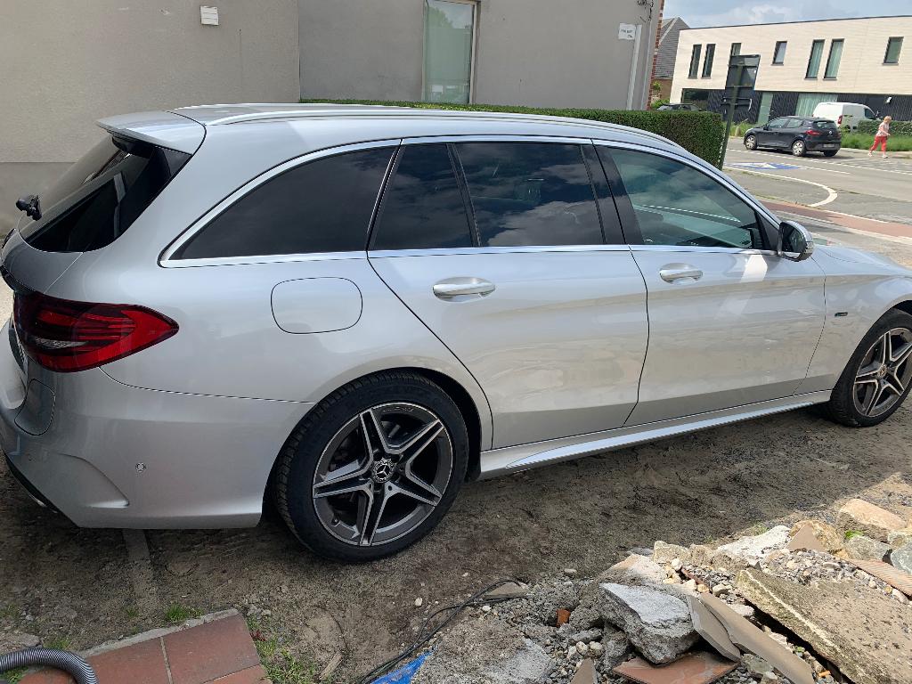 Mercedes Benz C300 hybride essence, Autos, Cuir, Argent ou Gris, Achat, Euro 6