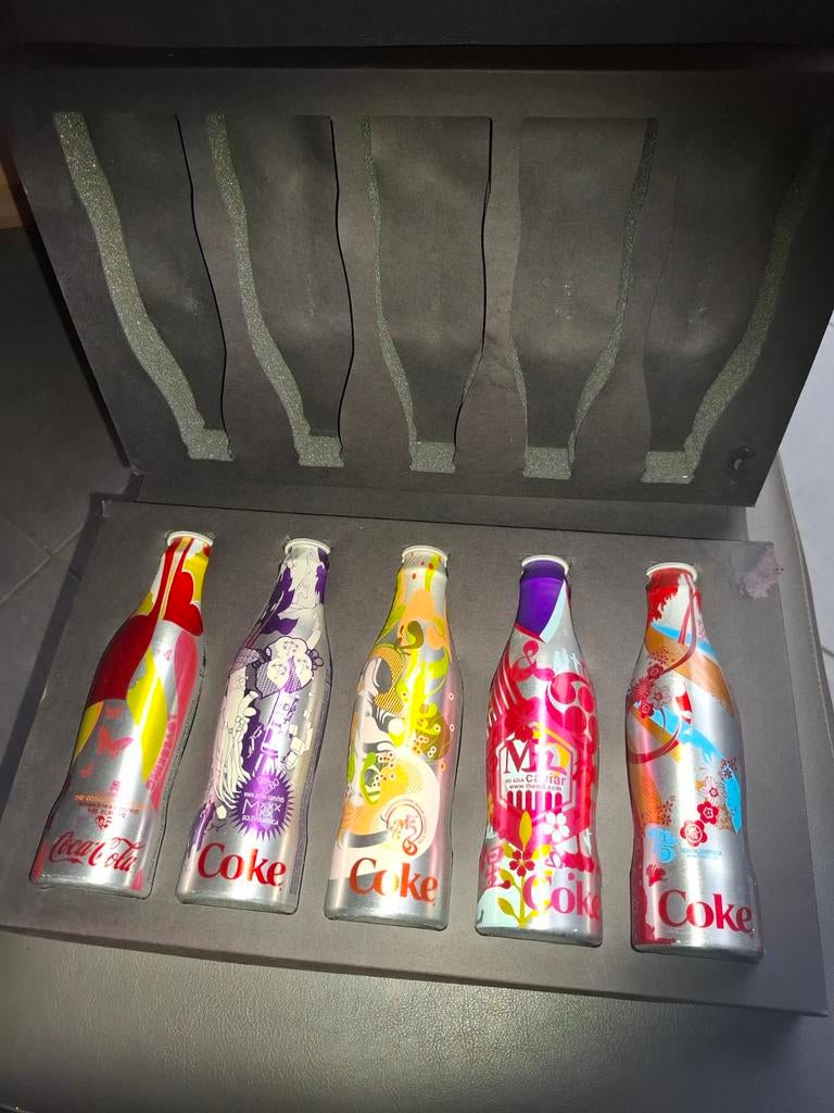 M5 Coca Cola 5  aluminium flesjes, Ophalen of Verzenden