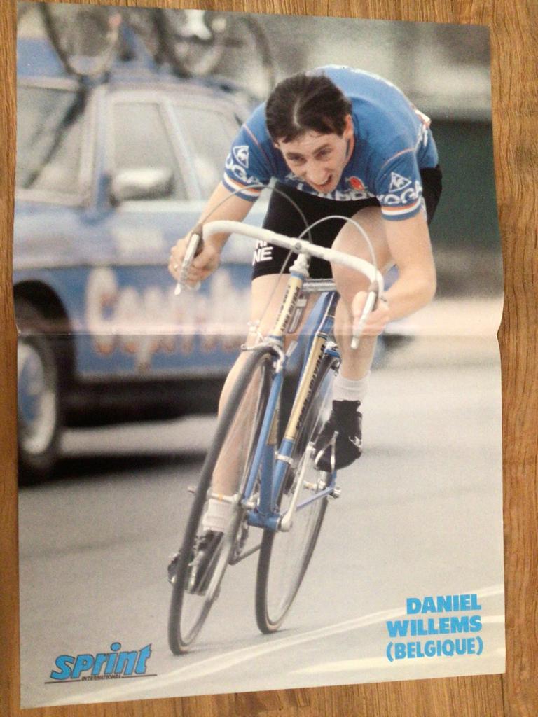 Wielerposter team koga miyata  daniel willems, Verzenden, Zo goed als nieuw
