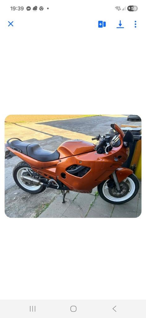 Vend Suzuki gsx600f bon etat tourne et roule nikel, Motoren, Ophalen