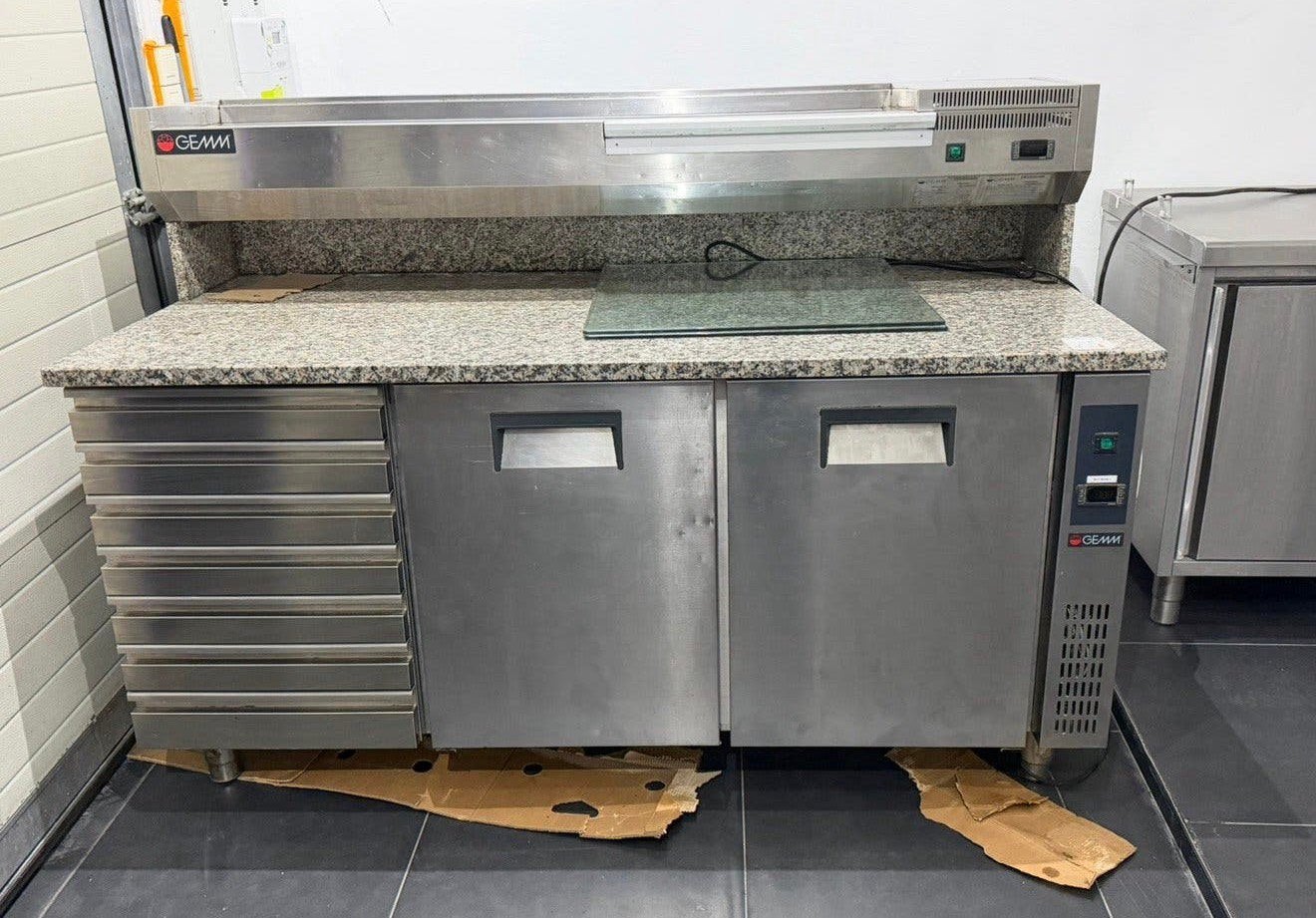Frigo pizzeria professionnel, Enlèvement