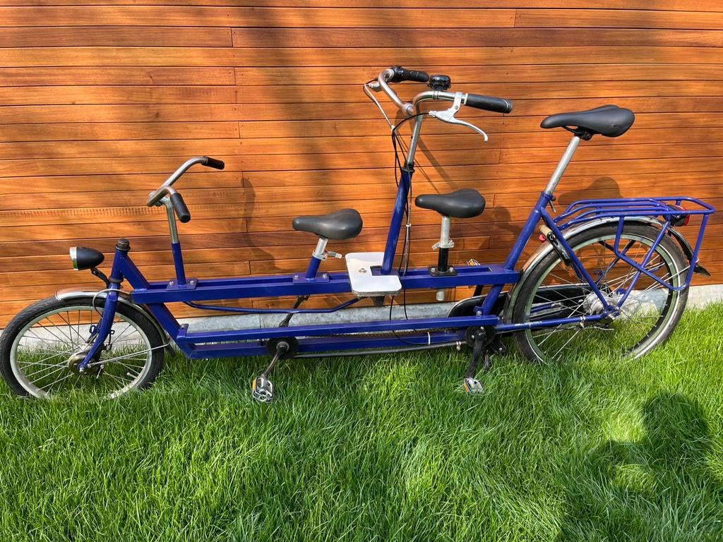 Onderwaterfiets ouder-kind tandem – 7 versnellingen, Fietsen en Brommers, Ophalen, Gebruikt, Minder dan 10 versnellingen, Trommelrem