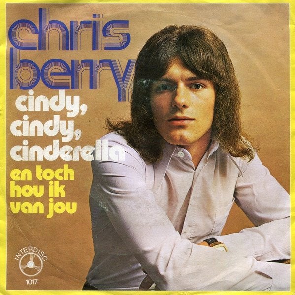 vinylsingle chris berry--Cindy Cinderella-, Cd's en Dvd's, Ophalen of Verzenden, Gebruikt, 7 inch