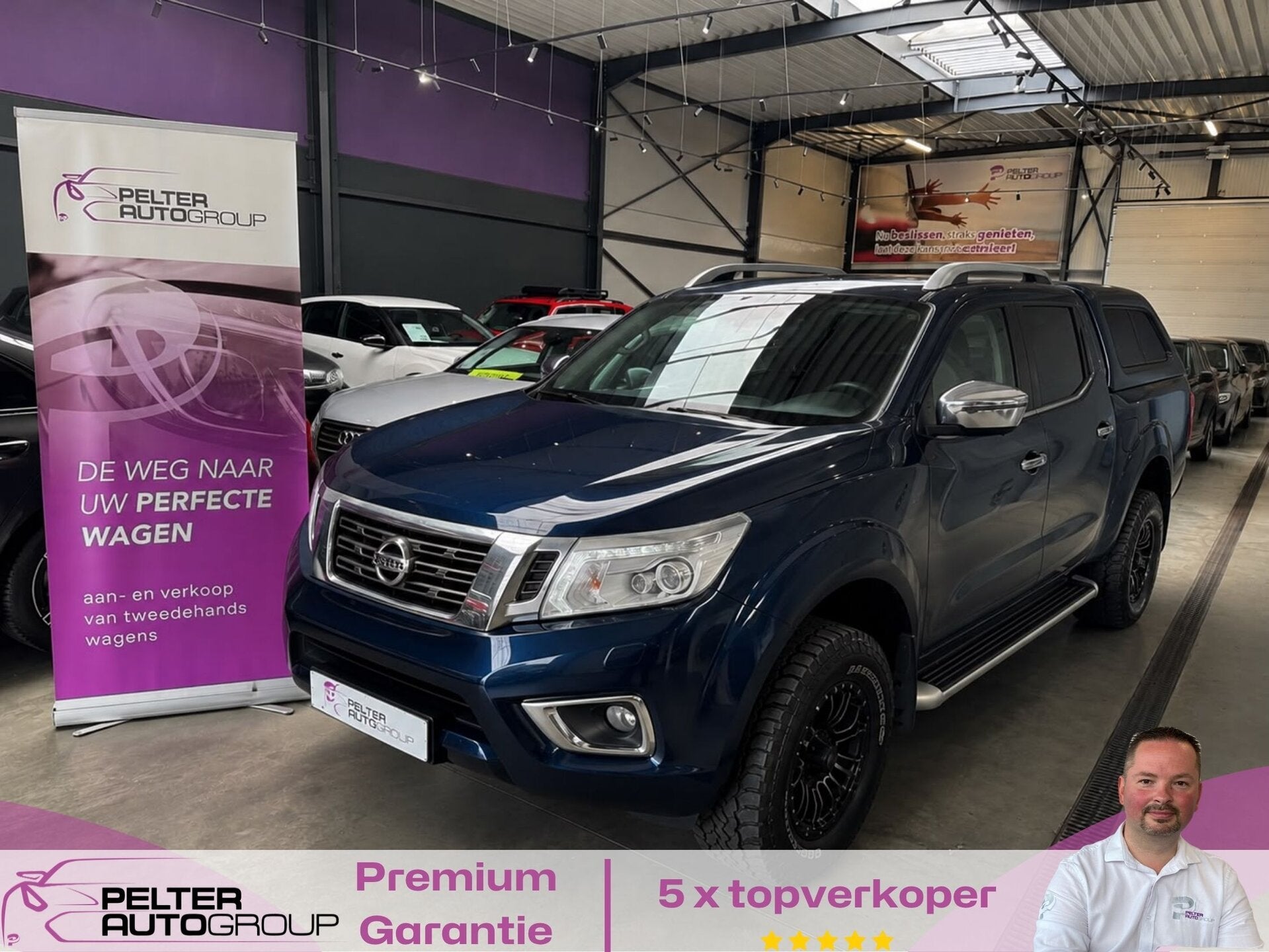 Nissan Navara 3.0DCi 4x4 Automaat Leder GPS Camera, Auto's, 4 cilinders, Bedrijf, 5 deurs, SUV of Terreinwagen