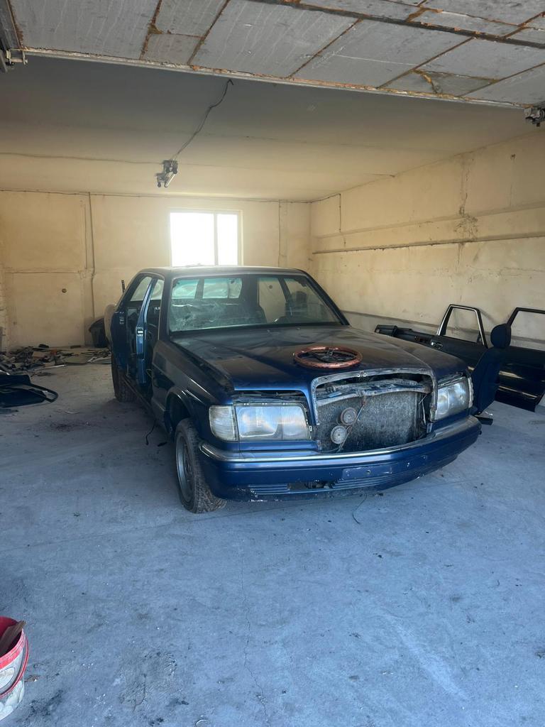 Mercedes 126w, Auto's, 4 deurs, Achterwielaandrijving, 2000 kg, Blauw