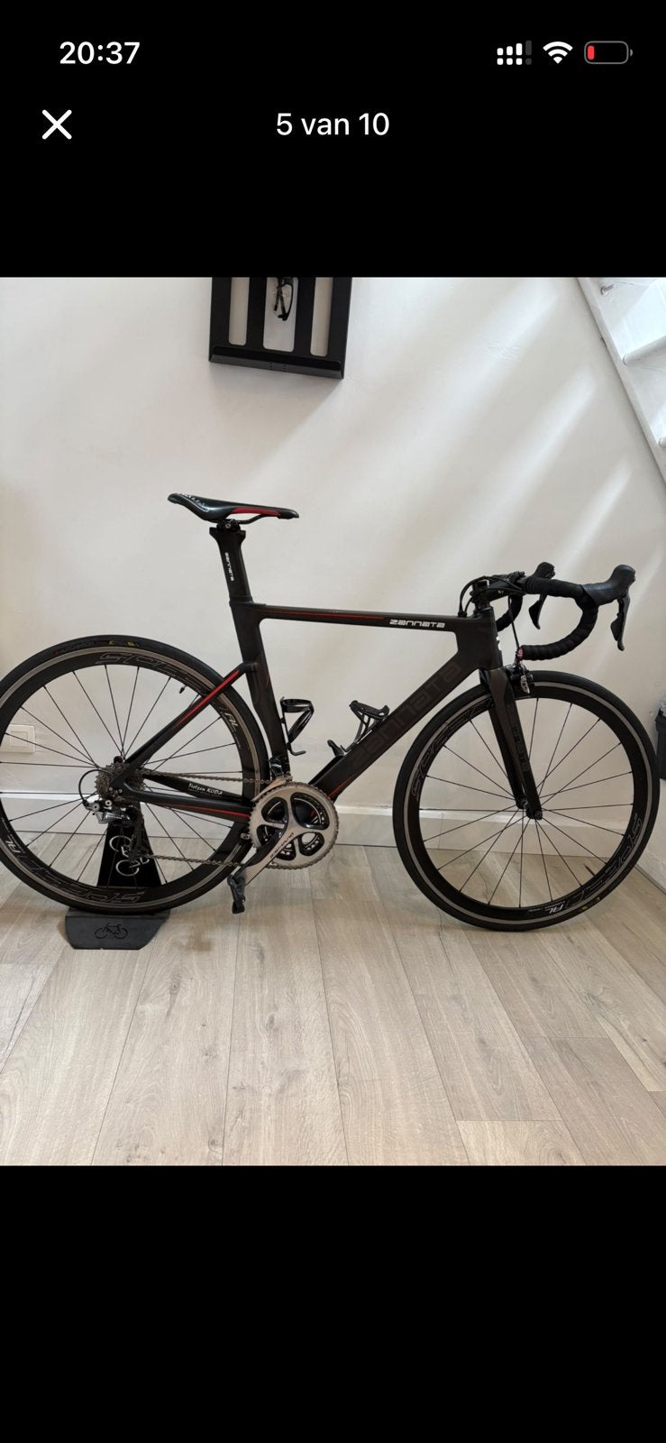 Zannata Z88 – Dura-Ace 11-speed – 52/36 – (Kadermaat 53), Fietsen en Brommers, Ophalen, Zo goed als nieuw, Carbon