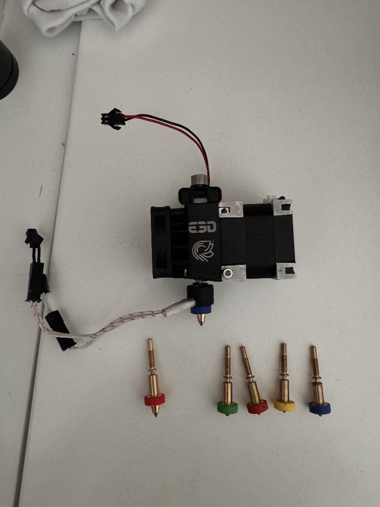 E3D Hemera Revo Direct Drive + 6 Revo nozzles, Computers en Software, Ophalen of Verzenden, Zo goed als nieuw, Printeraccessoires