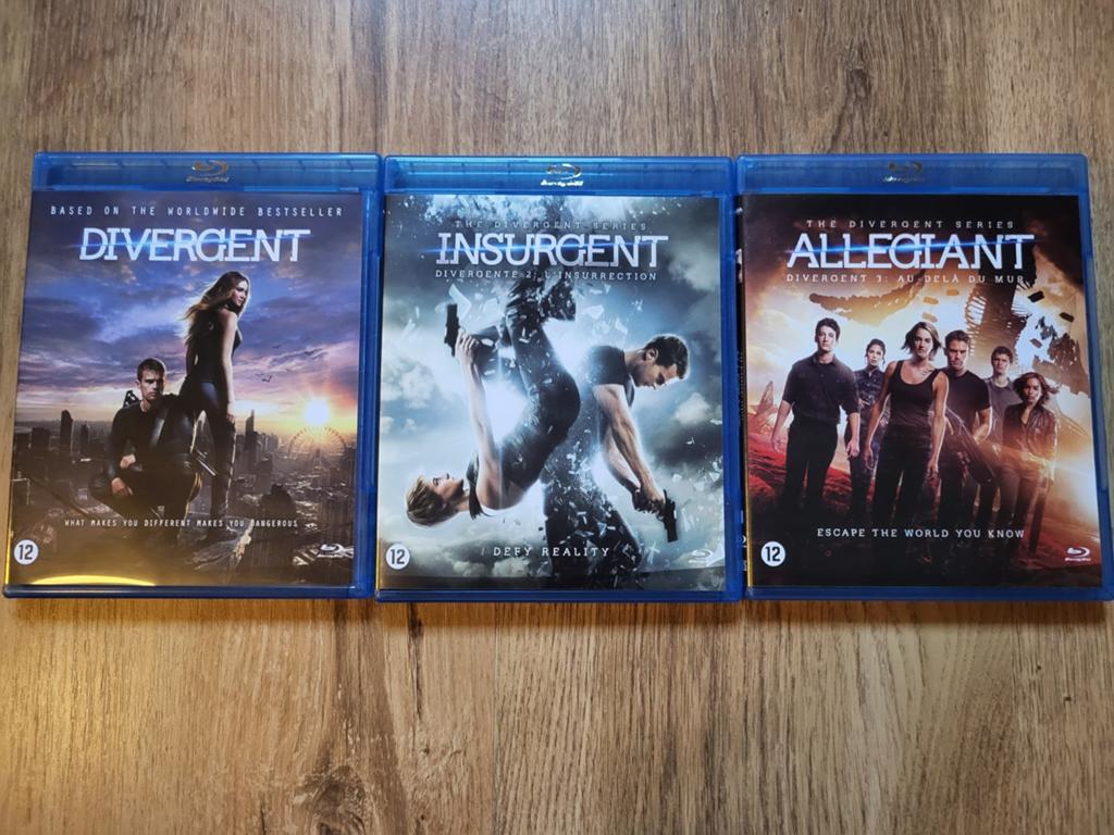 DIVERGENT 1, 2 EN 3, Cd's en Dvd's, Dvd's | Actie, Ophalen, Actie