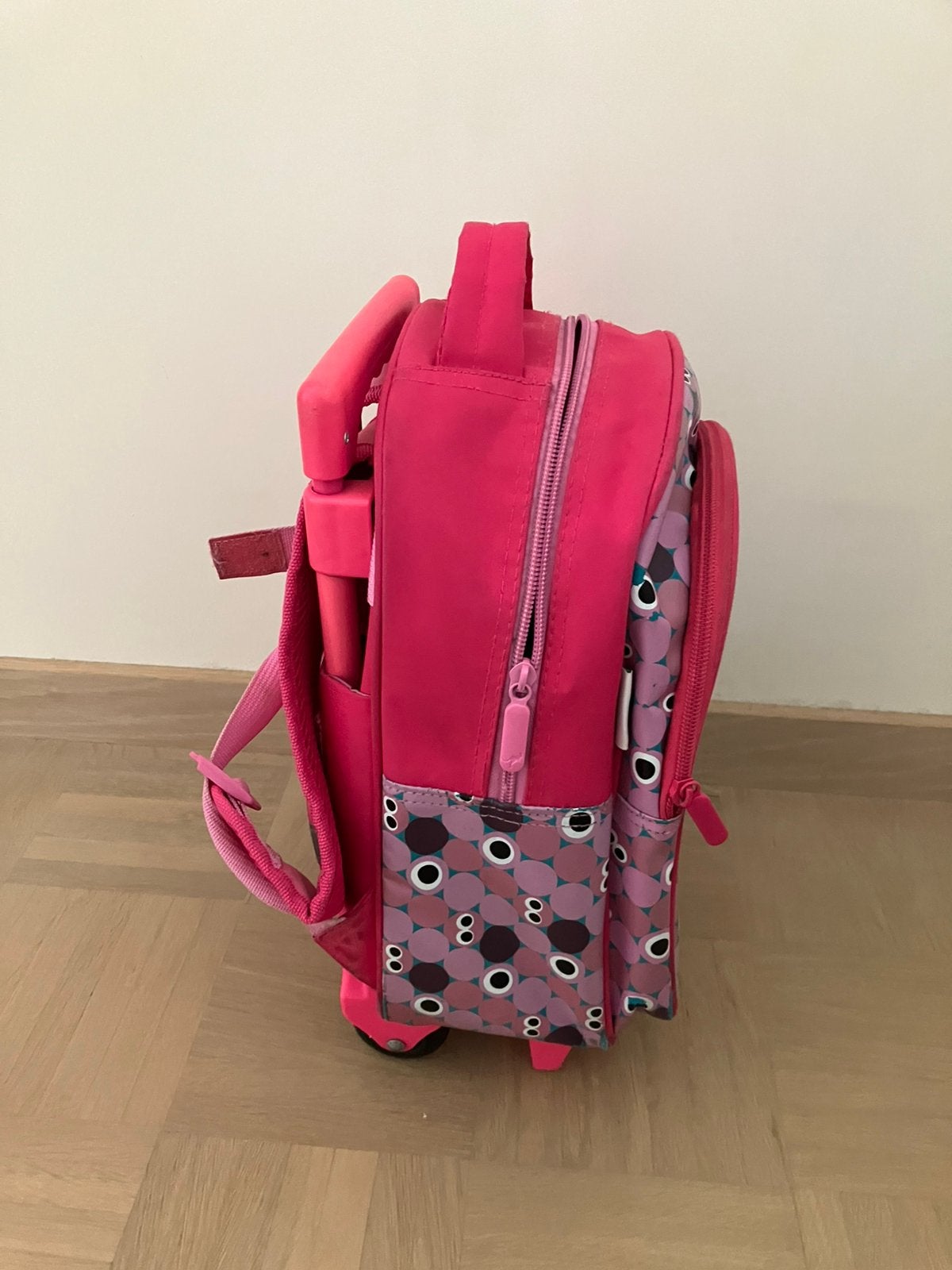 Kleuterboekentas trolley roos van Kangourou, Enlèvement, Utilisé, Sac à dos