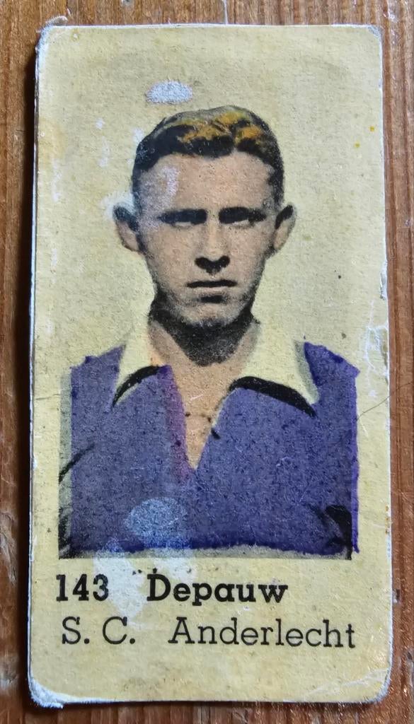 1930s (pre panini) #143 Depauw SC Anderlecht Voetbal!, Verzamelen, Ophalen of Verzenden, Zo goed als nieuw