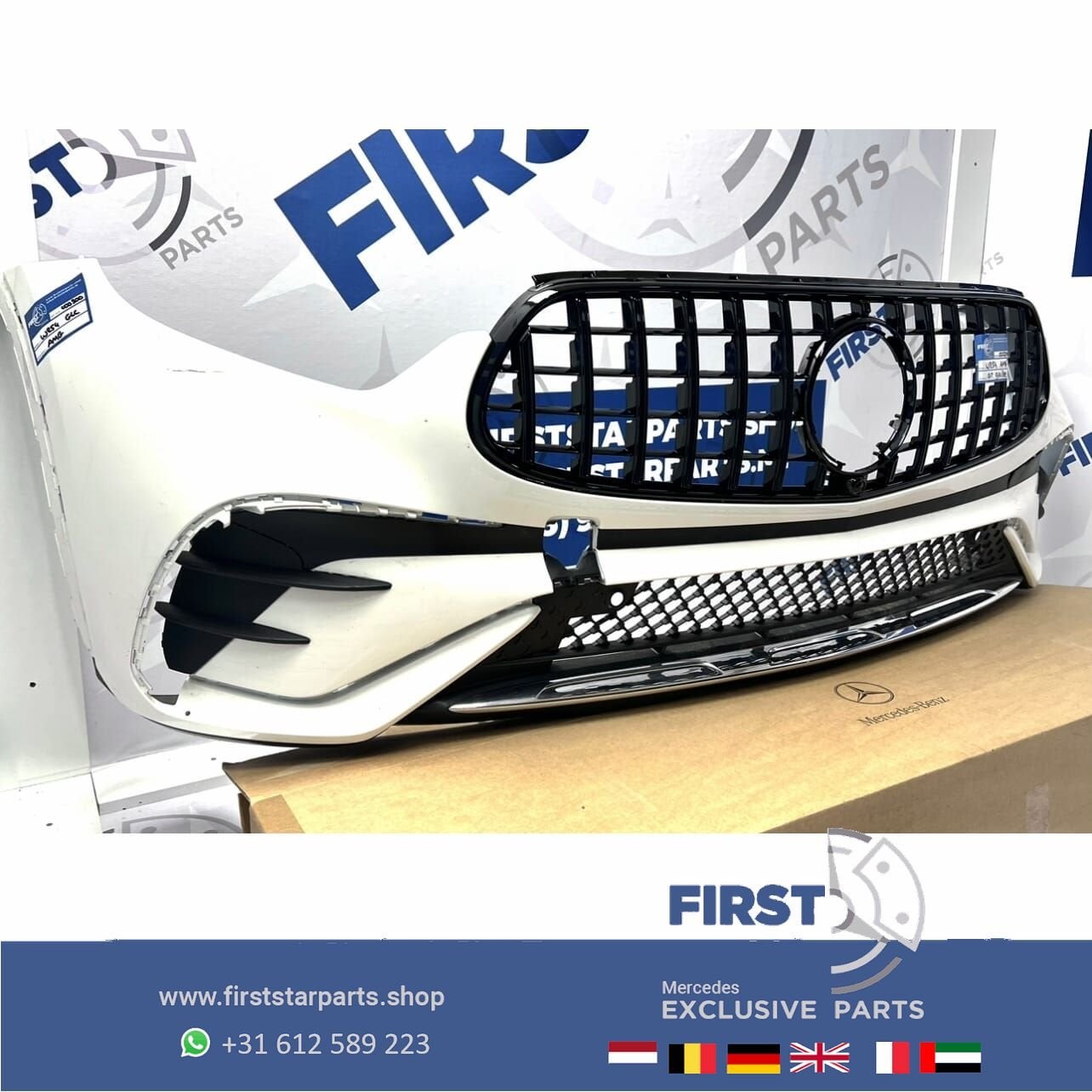 W254 X254 C254 BUMPER GLC 43 AMG VOORBUMPER ORIGINEEL + GT G, Utilisé, -, Avant, -