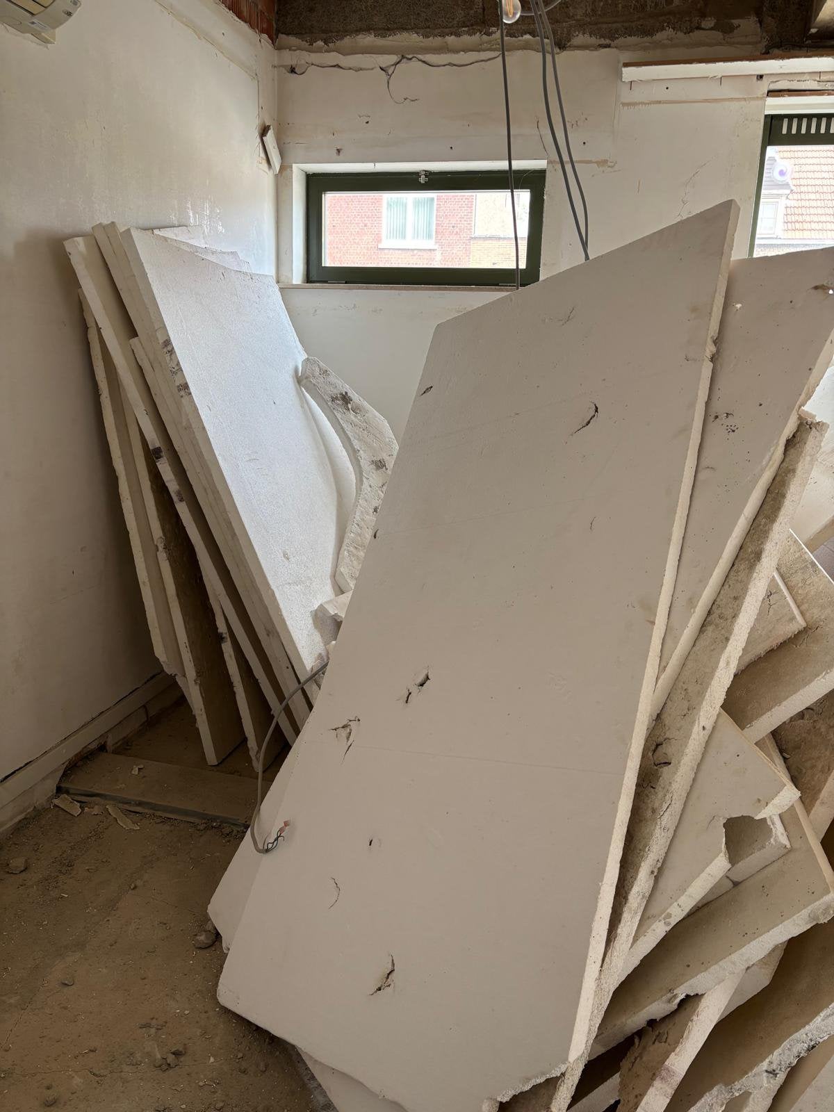 Gratis isomo platen, Doe-het-zelf en Bouw, Isolatie en Afdichting, Ophalen, 4 tot 8 cm, Gebruikt, Vloerisolatie