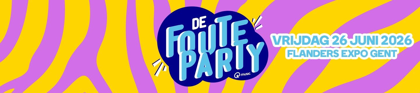 TE KOOP 3 TICKETS QMUSIC FOUTE PARTY 26/6/26, Tickets en Kaartjes, Drie personen of meer