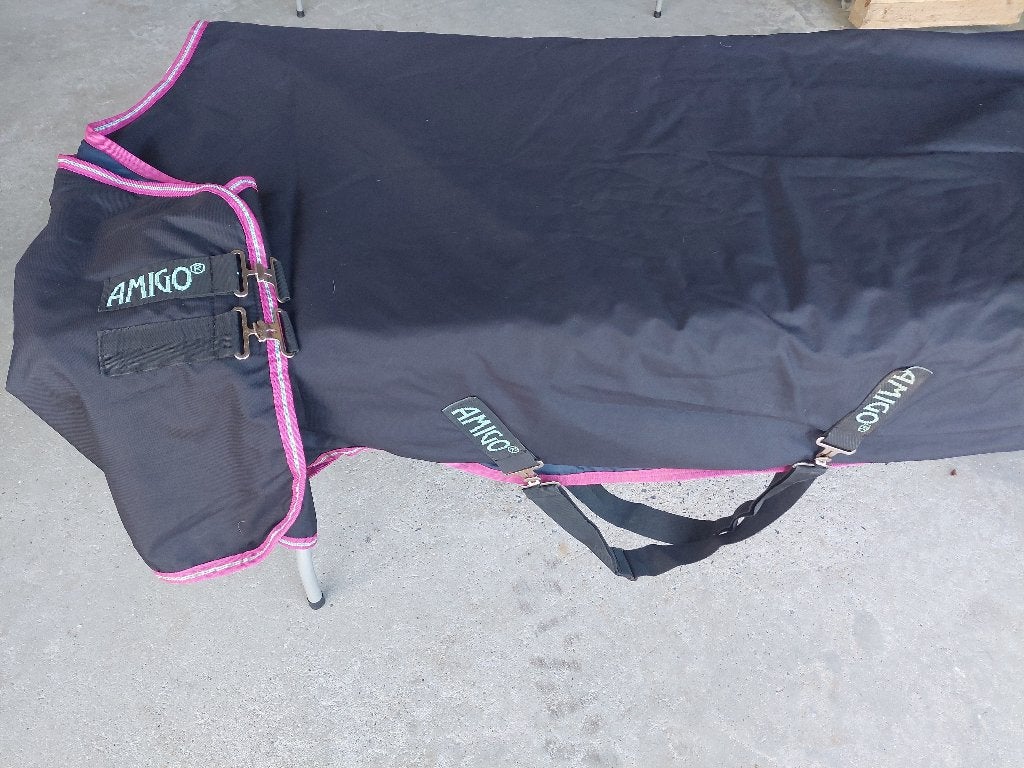 Winterdeken Horseware AMIGO, Animaux & Accessoires, Full (L), Noir, Couverture, 200 g