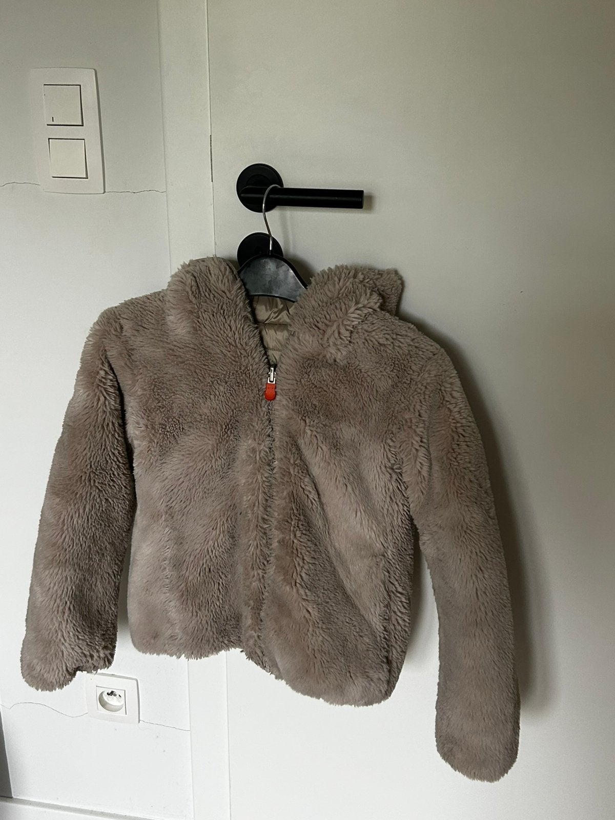 Winterjas  8 jaar - meisje - save the duck, Ophalen of Verzenden, Zo goed als nieuw