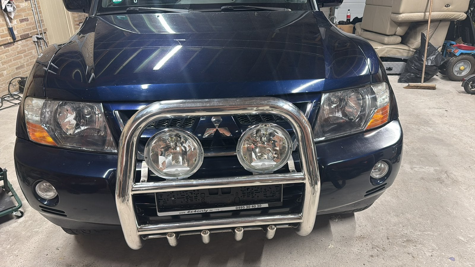 Pajero, Auto's, Automaat, 4 cilinders, Blauw, Diesel