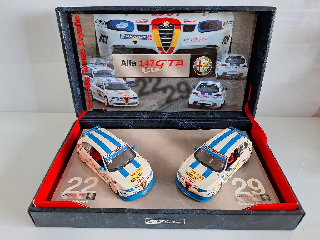 Fly Alfa 147 GTA Cup Team Alfa Romeo Espana Team 8 Set, Neuf, Autres marques, Électrique, Circuit