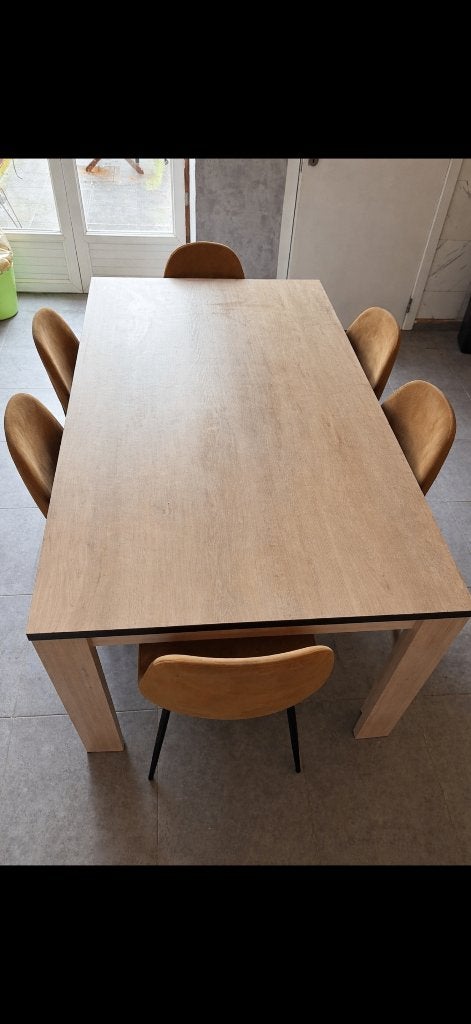 Table à manger avec 6 chaises, Enlèvement, Utilisé