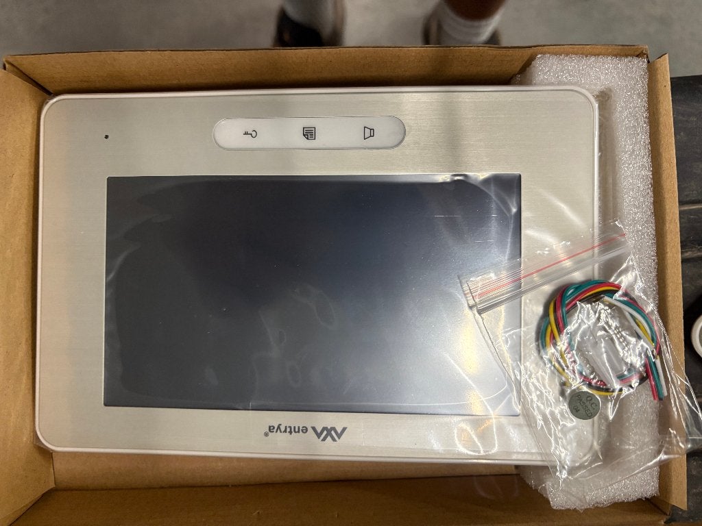AVA Entry Video Binnenmonitor / Videofoon – Touchscreen, Ophalen, Zo goed als nieuw, Bedraad