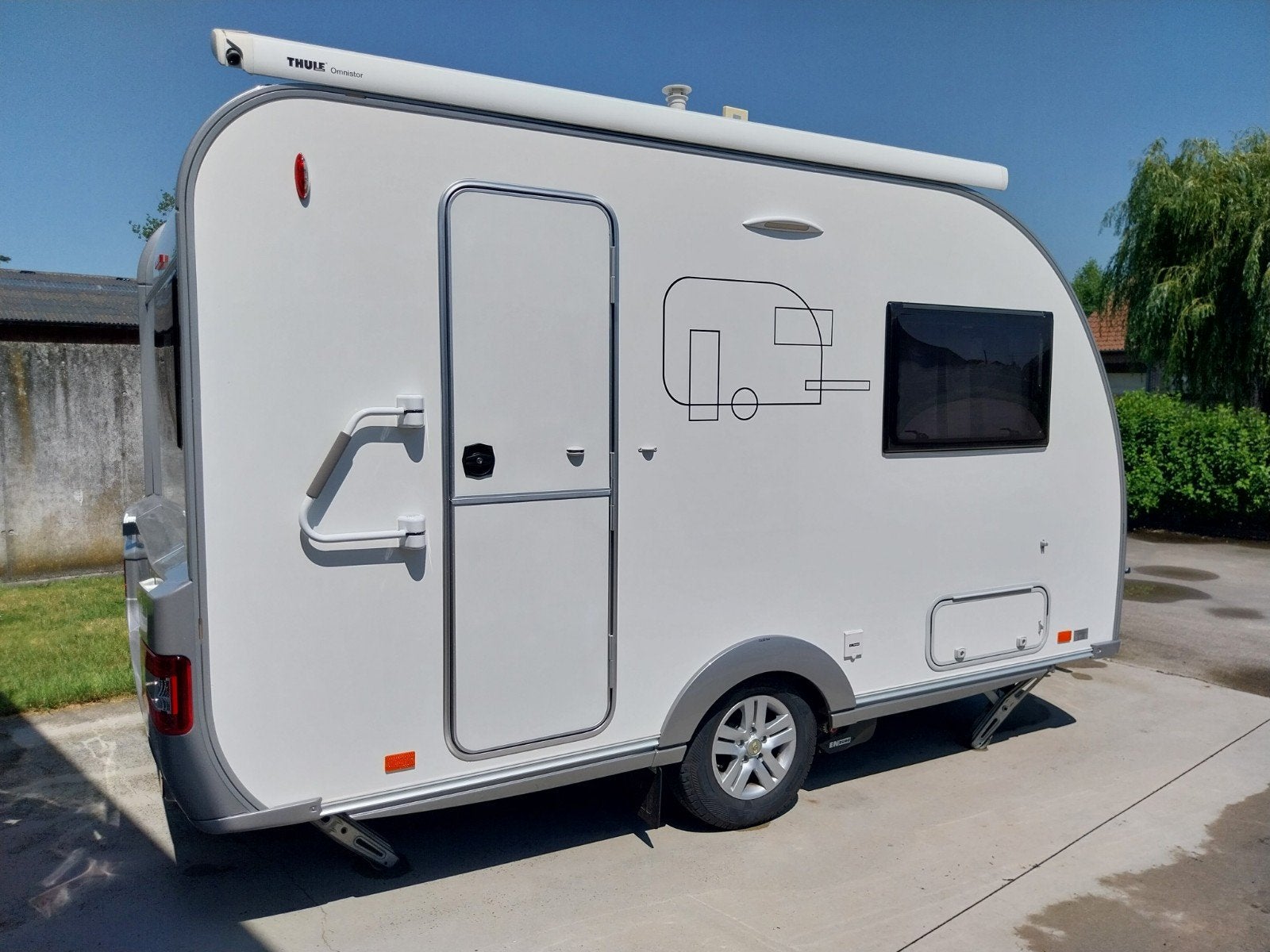 Adria Altea 362LH, Rondzit, Bedrijf, Adria, Douche
