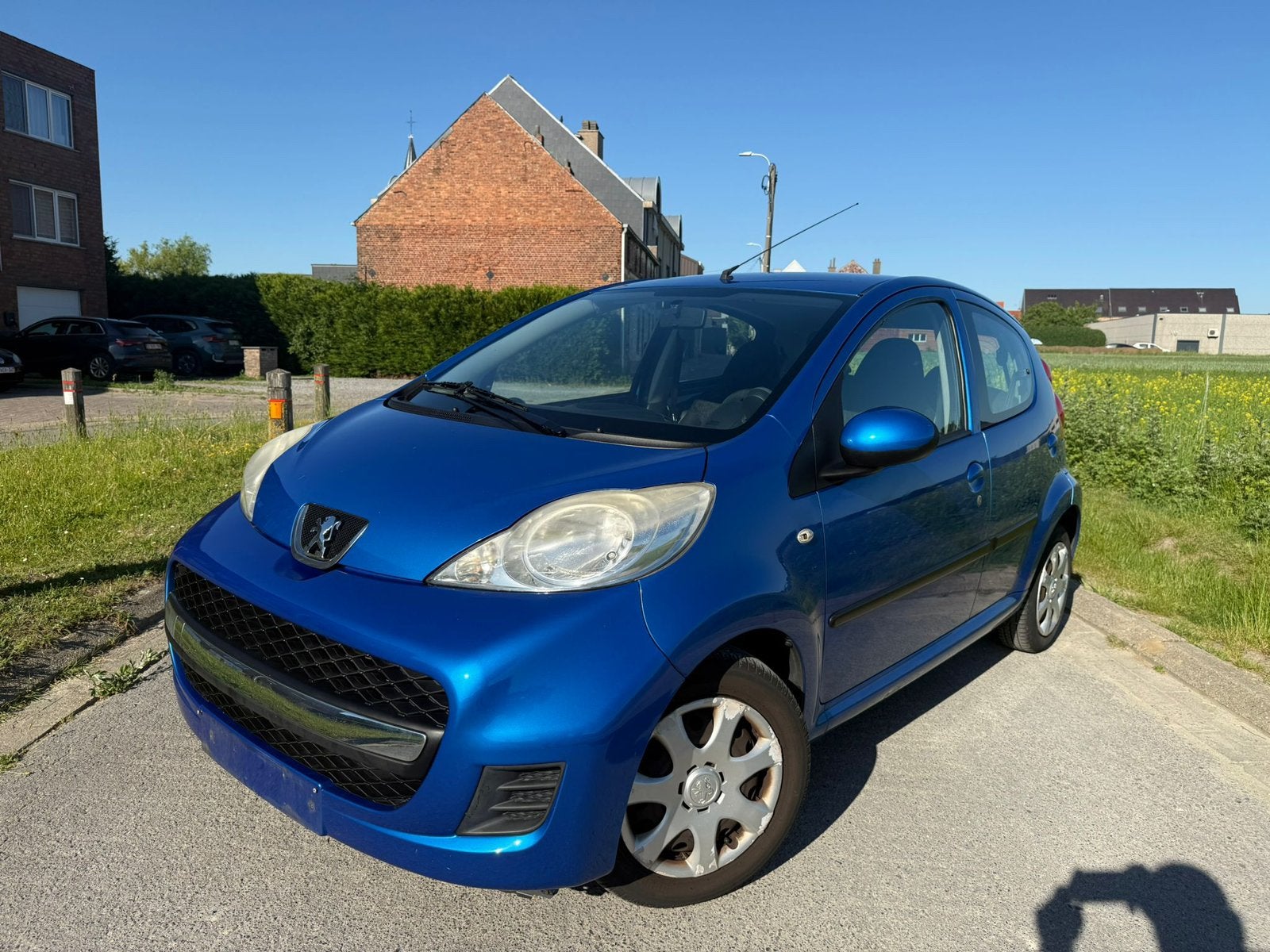 Peugeot 107 Airco 120.000 km, Autos, Peugeot, Euro 5, Achat, Boîte manuelle, Noir