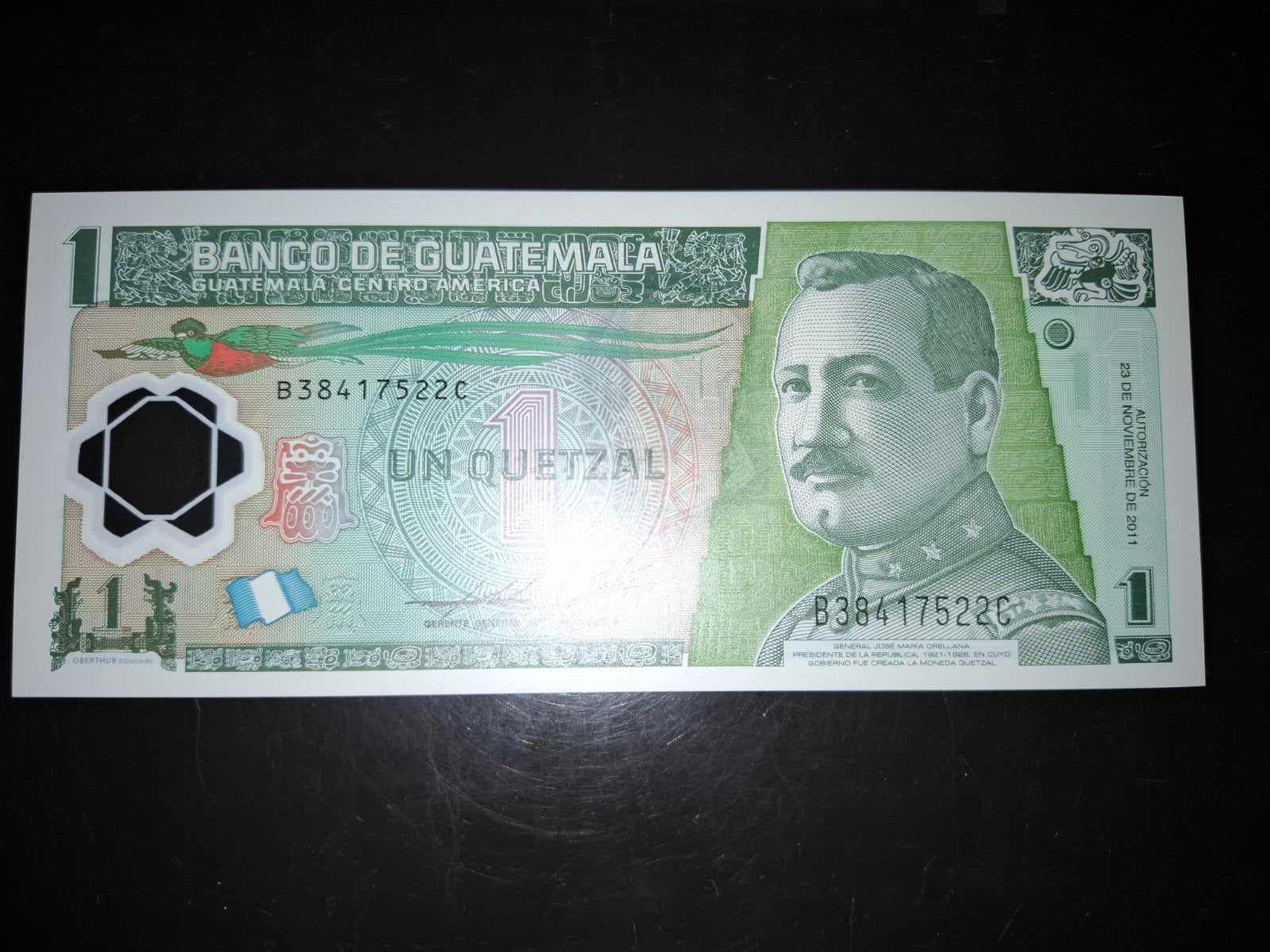 ### 1 quetzal guatémaltèque 2011 ###, Timbres & Monnaies, Enlèvement ou Envoi