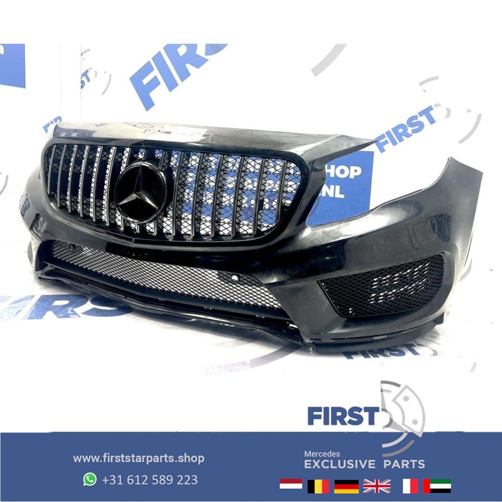W156 GLA AMG BUMPER X156 VOORBUMPER ZWART WIT GRIJS PRE FACE, Auto-onderdelen, Gebruikt, -, Voor, Ophalen of Verzenden