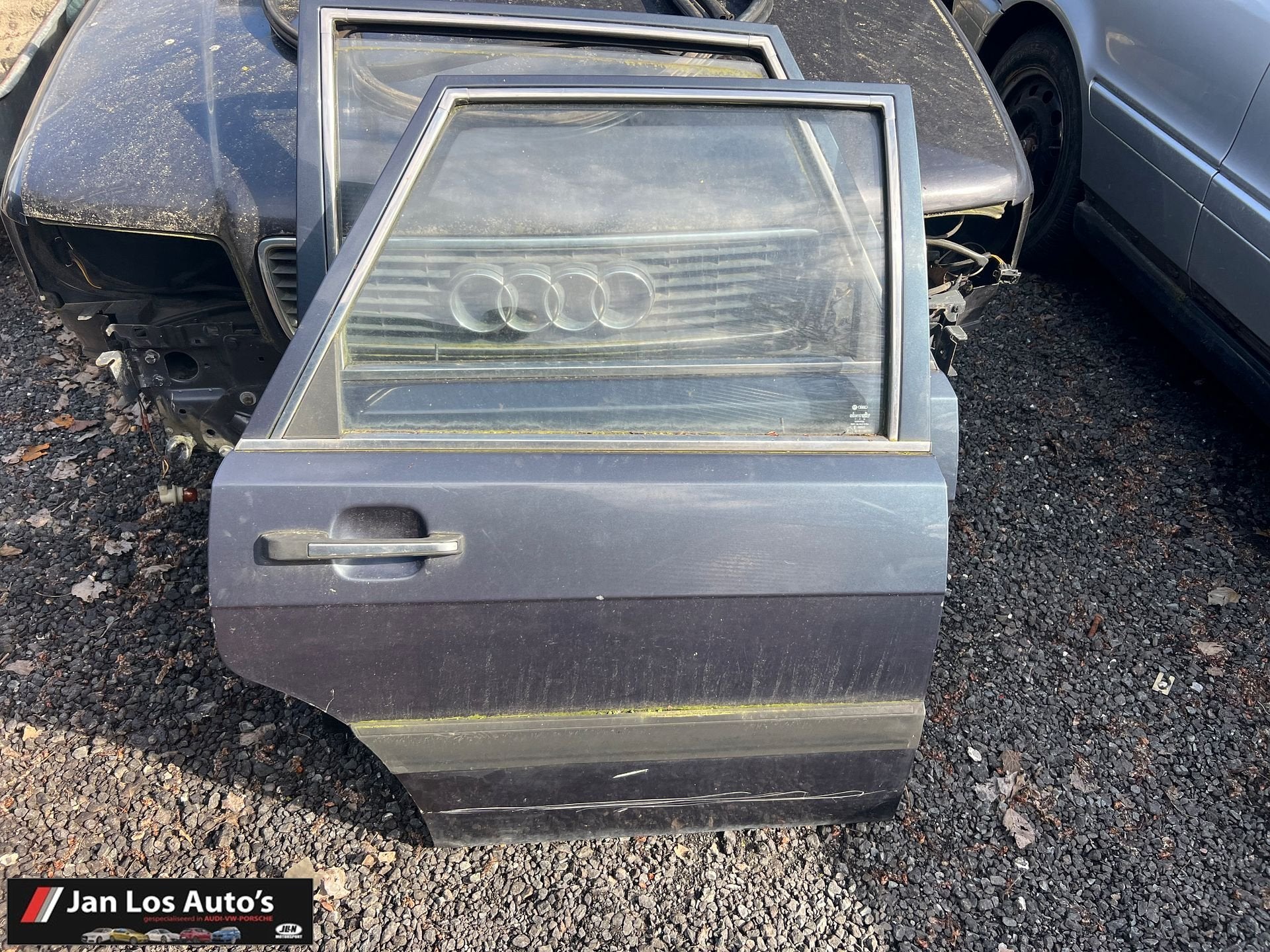 Audi 80 B2 typ 81 Portier deur RA blauw, Ophalen, Gebruikt, -, Deur