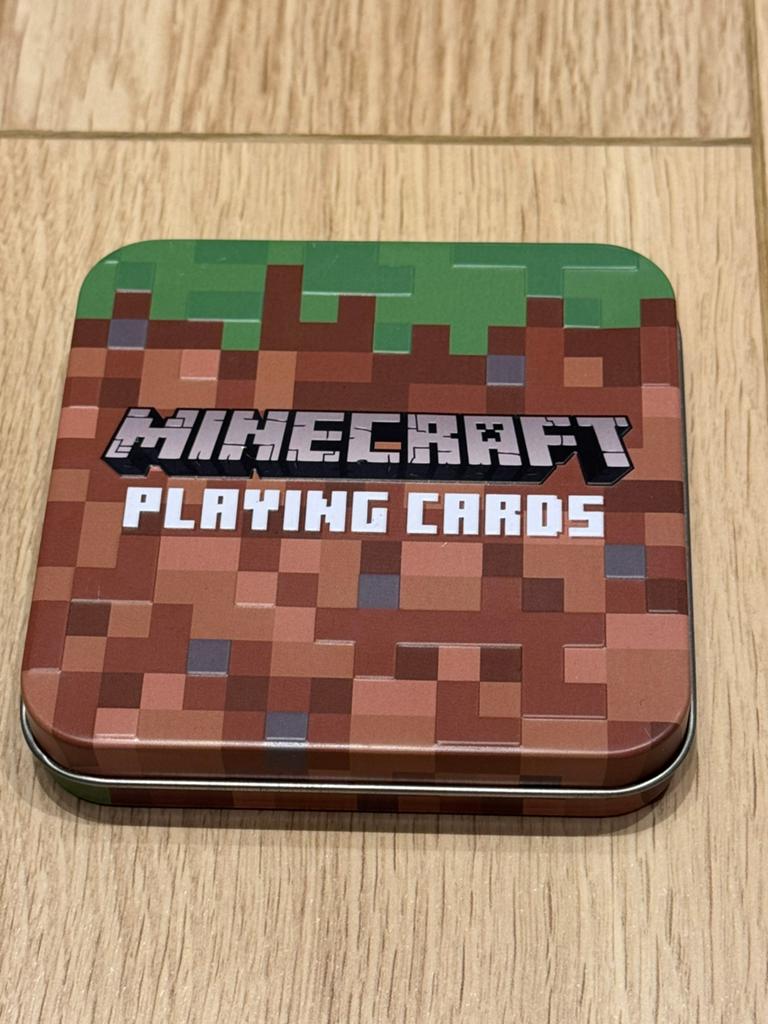 Minecraft speelkaarten, Verzamelen, Speelkaarten, Jokers en Kwartetten, Ophalen of Verzenden, Gebruikt, Speelkaart(en)