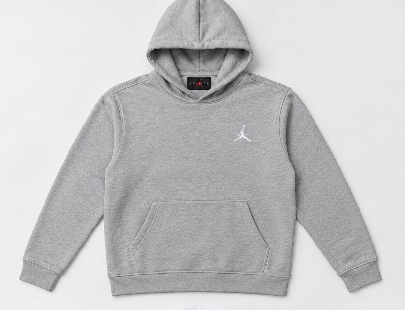 Gray Jordan hoodie with white logo brand new#jordan #swoosh, Enlèvement ou Envoi, Utilisé, Garçon, Autres types