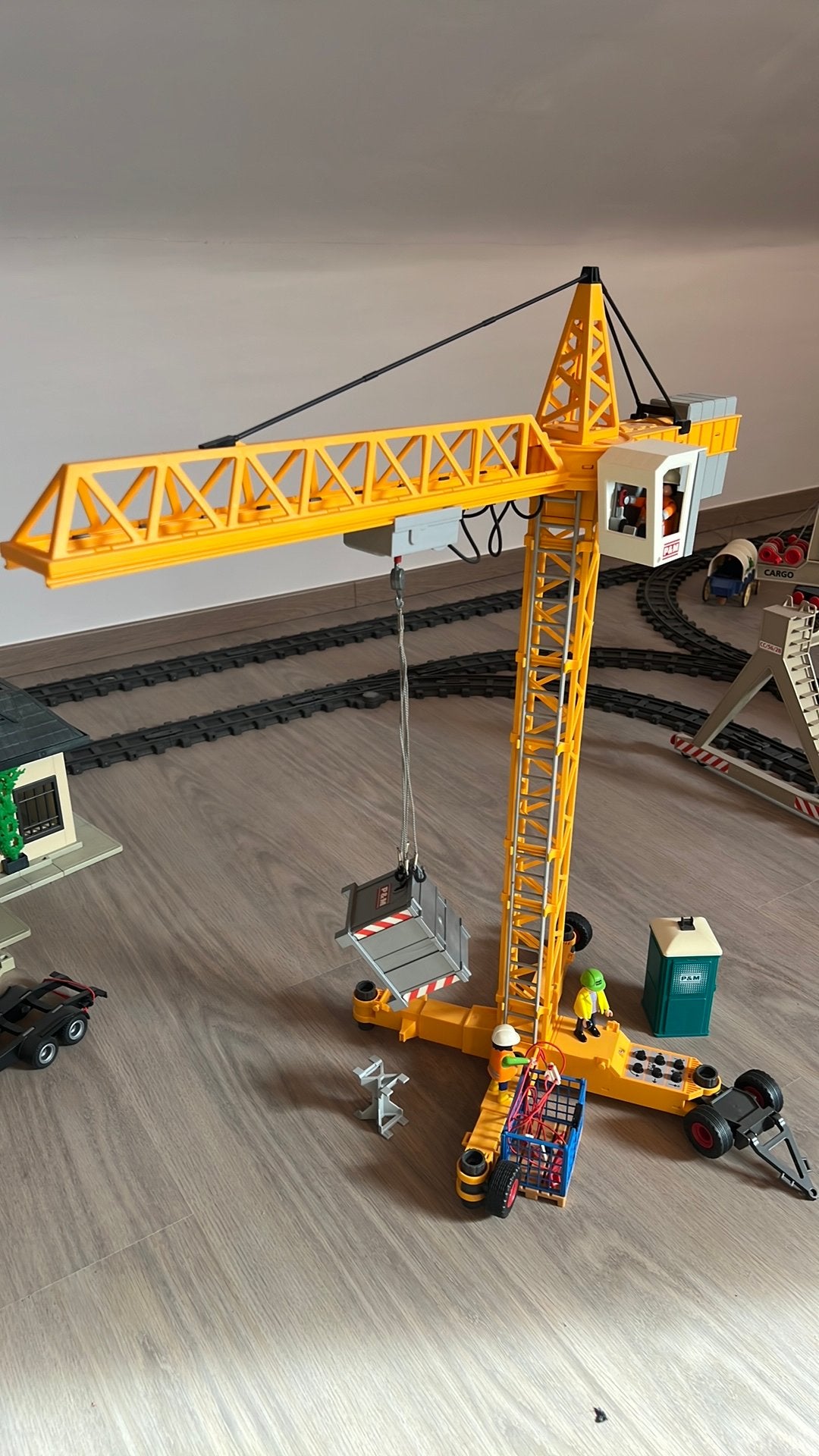 Grue Playmobil, Enlèvement, Comme neuf, Kit complet, Autres types