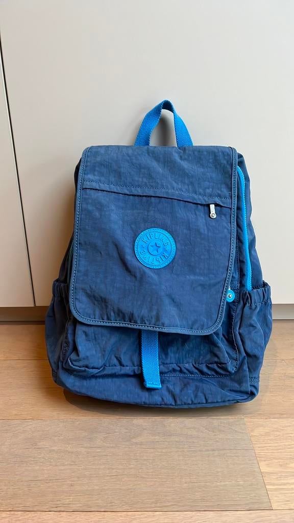 Sac à dos bleu Kipling, très bon état, Enlèvement ou Envoi, Utilisé, Bleu, Sac à dos