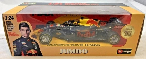 Bburago Aston Martin Red Bull RB15 1:24 2019 Max Verstappen, Verzamelen, Verzenden, Zo goed als nieuw, Formule 1