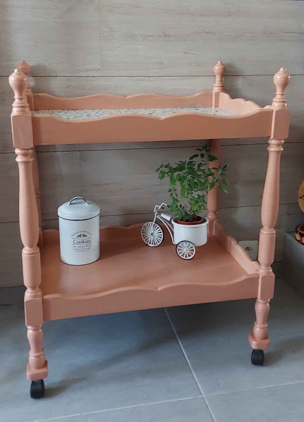 Vintage trolly, Ophalen