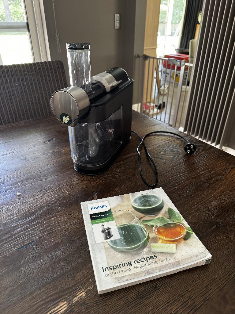 Slowjuicer Philips HR1897 - cold press, Electroménager, Extracteurs de jus, Enlèvement, Comme neuf, Électrique, Presse-agrumes lent