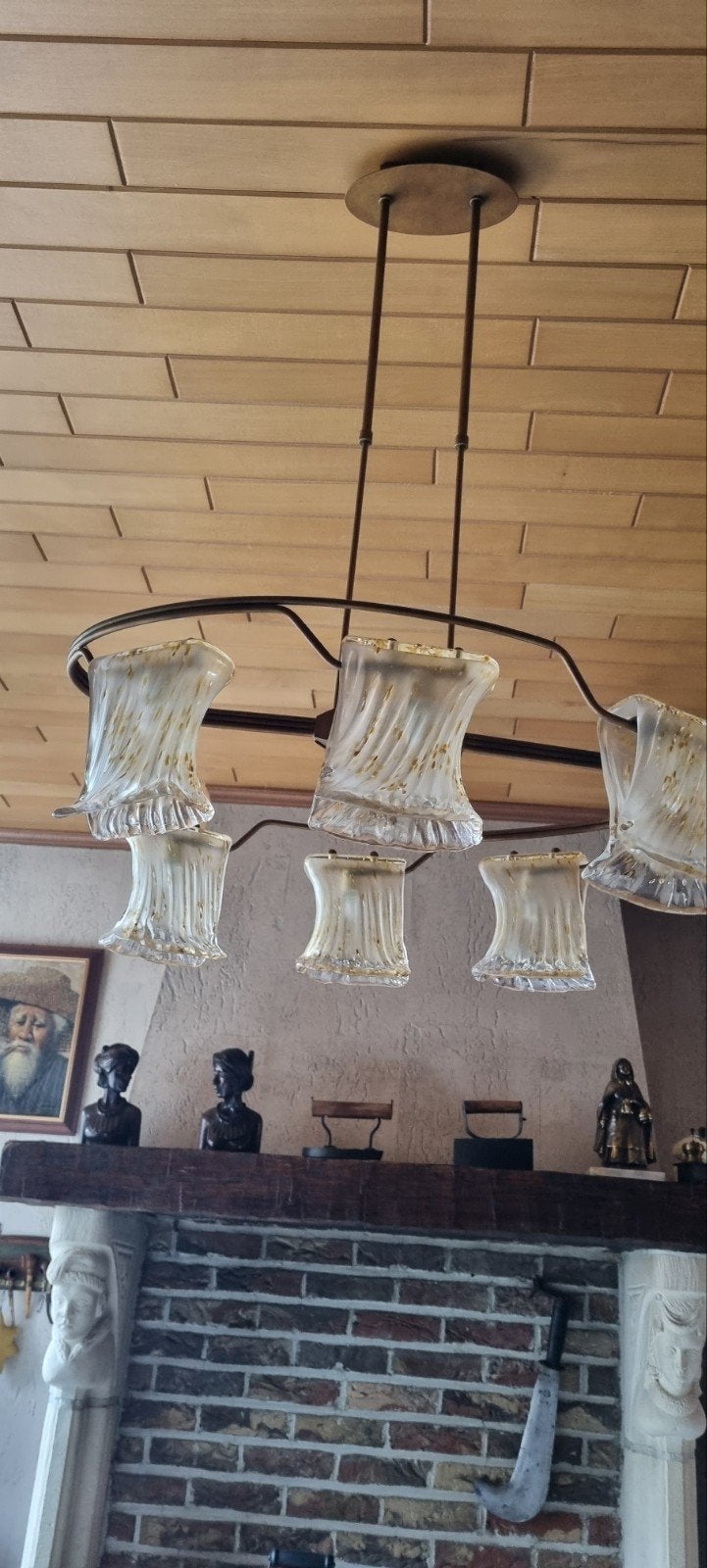 Lustre, Enlèvement, Verre