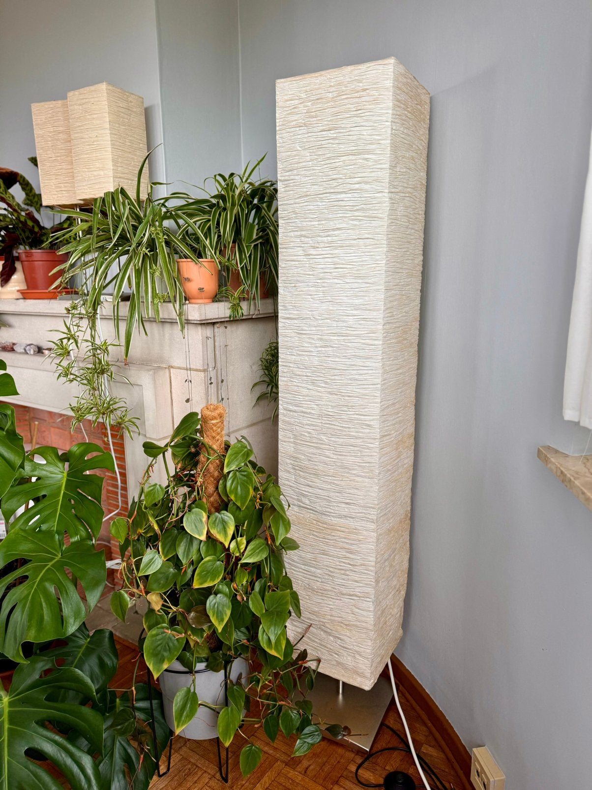 Lampadaire IKEA MAGNARP – beige, Enlèvement, Comme neuf