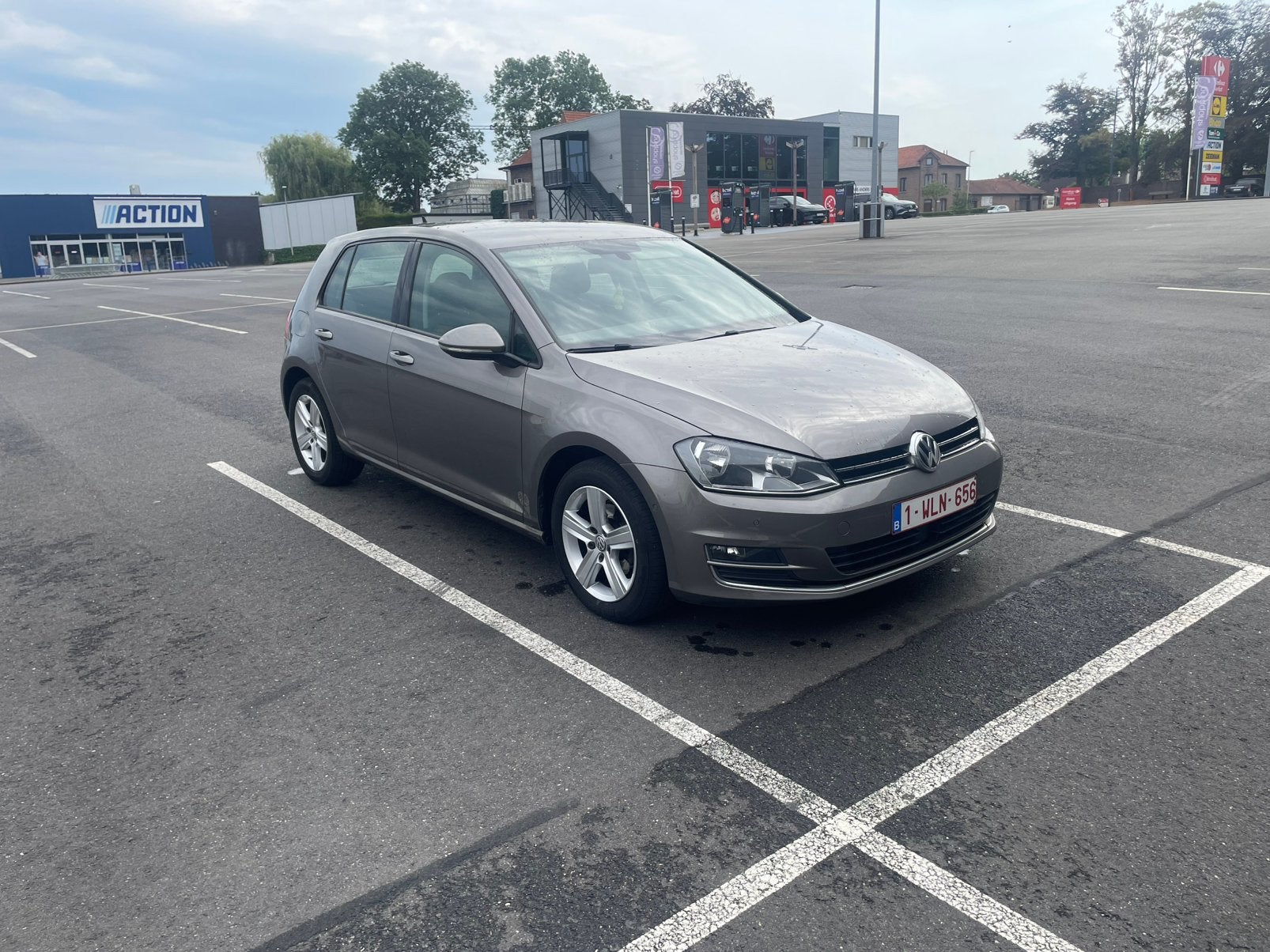 Volkswagen golf 7 highline 1.2 tsi, Autos, Volkswagen, Argent ou Gris, Achat, Alcantara, Noir