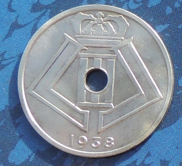 1938 25 centimen NLFR, Envoi, Métal, Monnaie en vrac